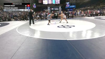 190 lbs Cons. Sub-rd Of 64 - Andrew Frost, New York vs Nikolas Gallardo, Nevada