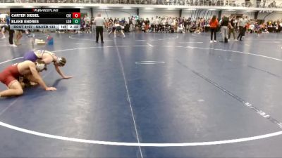 Silver 133 lbs Cons. Round 4 - Carter Siebel, Coe vs Blake Endres, Loras