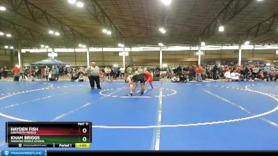 120 lbs Cons. Round 2 - Hayden Fish, Sawtooth Middle vs Kham Briggs, Madison Middle School