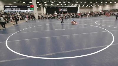 100 lbs Champ. Rd Of 64 - Braxton Plunk, Threestyle Wrestling Of Oklahoma vs Lincoln Pochinski, Sebolt Wrestling Academy