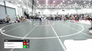 76 lbs Rr Rnd 3 - Noah Desmond, PA Alliance ES A vs Colton Louderback, Elite Wrestling