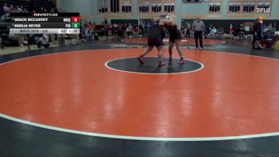 235 lbs Semifinal - Emelia Reyes, Prairie, Cedar Rapids vs Grace McCarthy, Western Dubuque