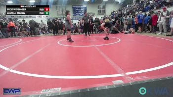 120 lbs Rr Rnd 3 - Tuck Weisinger, Wyandotte Youth Wrestling vs Lincoln Mosby, Wyandotte Youth Wrestling