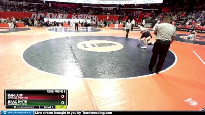 2A 132 lbs Cons. Round 2 - Kam Luif, Lombard (Montini) vs Isaac Smith, Carbondale (H.S.)