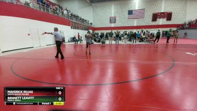 106 lbs Round 4 - Bennett Leavitt, Frisco Reedy vs Maverick Rojas, South Grand Prairie