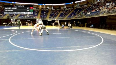 125 lbs Round Of 32 - Sawyer Albert, Mifflin County vs Gage Ryer, Pine Richland