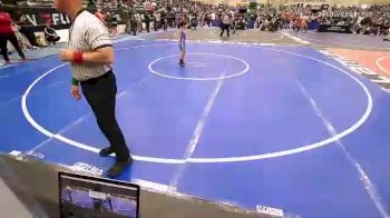 52 lbs Consi Of 8 #1 - Connor Wilson, Redmond High School vs Maxwell Eliis, RedWave Wrestling