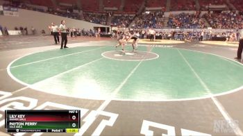 4A/3A/2A/1A Girls 130 Semifinal - Payton Perry, Vale Girls vs Lily Key, Rainier Girls