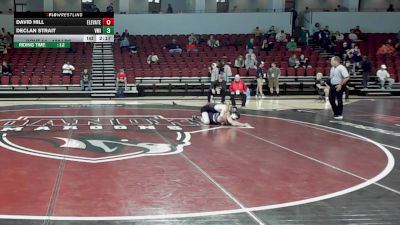 133 lbs Round Of 32 - David Hill, Elevate vs Declan Strait, Virginia Military Institute