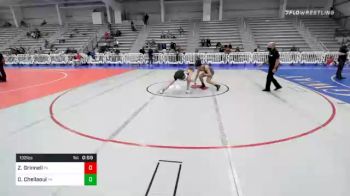 132 lbs Consolation - Zane Grinnell, PA vs Omar Chellaoui, PA