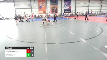 132 lbs Rr Rnd 3 - Conner Sklavounos, Red Nose Wrestling Club vs Caleb Wilson, OMP Gold