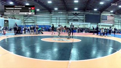 110 lbs Cons. Semi - Raylynn Woods, Virgin Valley vs Blessing Mhondo, Fernley