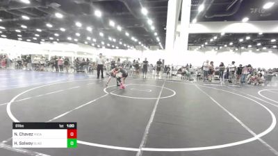 81 lbs Round Of 16 - Nayeli Chavez, Yucaipa Thunder WC vs Hale Salway, Gladiator Wrestling Academy