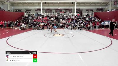 138 lbs Consi Of 16 #2 - David Parrish, Strong Rock Christian vs Blake King, Chattanooga Christian