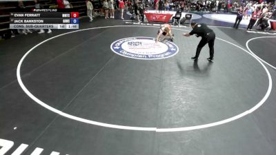 126 lbs Cons. Sub-quarters - Evan Ferratt, MTC - MANTANONA TRAINING CENTER vs Jack Bankston, Golden Hawks Wrestling Club