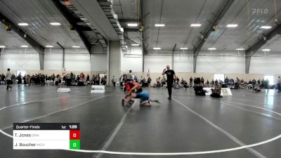 112 lbs Quarterfinal - Tyson Jones, Daniel Cormier Wrestling Club vs Jaxson Boucher, Michigan Premier WC