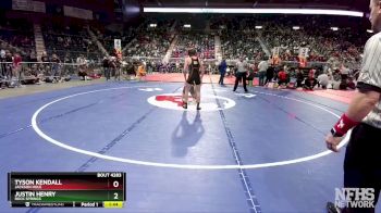 4A-126 lbs Semifinal - Justin Henry, Rock Springs vs Tyson Kendall, Jackson Hole