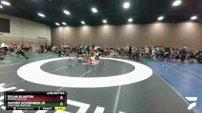 67 lbs Cons. Round 3 - Nathen Schoenbein Jr, Steve Page Grappling vs Dylan Blanton, Spartan Mat Club