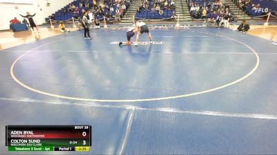 157 lbs Quarterfinal - Aden Byal, Wisconsin-Whitewater vs Colton Sund, Wisconsin-Eau Claire