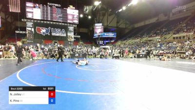 138 lbs Rnd Of 64 - Nya Jolley, Utah vs Kenna Pino, Colorado