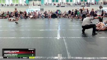 138 lbs Round 3 (6 Team) - Maximus Brady, Beebe Trained Blue vs Andres Anastasi, Finger Lakes Elite