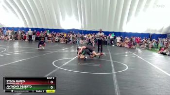 100 lbs Round 2 (8 Team) - Anthony Deserto, Highland Hornets vs Tyson Mateo, Ohio Gold 10k