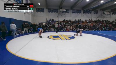 154 lbs Champ. Round 3 - Daniel Zepeda, Gilroy vs Hudson Graham, Frontier