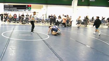 85 lbs Consi Of 16 #1 - Kasen Karl, MO vs Bruno Lechiara, CA
