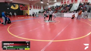 131 lbs Champ. Round 2 - Addison Ellis, Orange Vista vs Izellah Cruz, El Toro