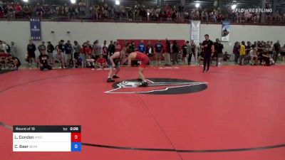 79 kg Round Of 16 - Lucas Condon, Wisconsin Regional Training Center vs Carter Baer, Bearcat Wrestling Club