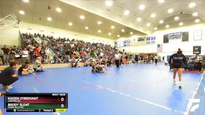 138 lbs Cons. Round 2 - Kaizen Stirdivant, Lancers WC vs Brody Sloat, Chino Hills WC