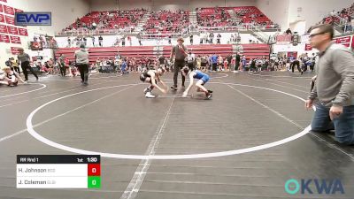 80-86 lbs Rr Rnd 1 - Jasper Coleman, Elgin Wrestling Club vs Hunter Johnson, Blaine County Grapplers