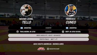 Máximo Leonel Tello vs Francisco Cuneo 2025 ADCC South American Championship