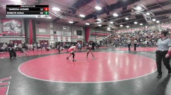 110 lbs Champ. Round 1 - Vanessa Lozano, Elsinore vs Joselyn Ayala, South El Monte