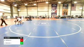 126 lbs Consi Of 8 #1 - Nathaniel Williams, FL vs Jackson Slotnick, NJ