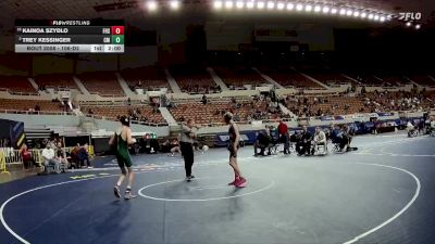 106-D2 Champ. Round 1 - Kainoa Szydlo, Flagstaff High School vs Trey Kessinger, Campo Verde High School