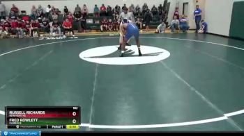 182 lbs 3rd Place Match - Fred Rowlett, Florence vs Russell Richards, New Hope HS