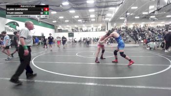 175 lbs Champ. Round 2 - Clark Carpenter, Liberty (Wentzville) vs Tyler Gibson, Nixa