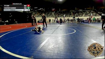 67 lbs Final - Ty Cox, Brawlers vs Cooper Karber, Prodigy Elite Wrestling