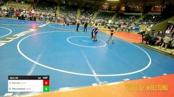 88 lbs Quarterfinal - Vinny Ferrari, Cardinal Wrestling Club vs Reece Movahead, American Dream Wrestling Club