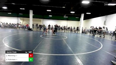 120 lbs Quarterfinal - John Manning, OH vs Jax Fuhrman, PA