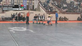 95_B lbs 5th Place - Stephen Arnold Jr., Wyoming Area vs Marino Pawlos, Bethel Park