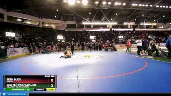 190 lbs Cons. Round 7 - Sawyer Muehlbauer, Columbia (White Salmon) vs Seth Blick, Prairie