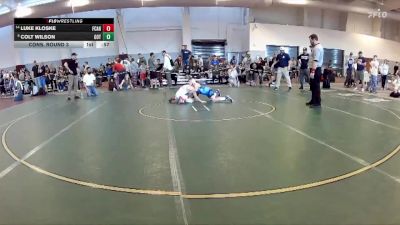 84 lbs Cons. Round 3 - Colt Wilson, Richlands Wrestling Club vs Luke Kloske, Dinwiddie Wrestling Club