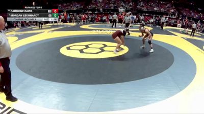 G-120 lbs Champ. Round 1 - Caroline Davis, G-Ross vs Morgan Leonhardt, G-Gibsonburg