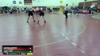 285 lbs Semifinal - Matt Long, Gannon vs Layton Schmick, East Stroudsburg