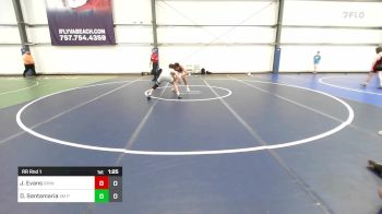 106 lbs Rr Rnd 1 - Jaeczar Evans, Gold Medal Wrestling Club vs Dakota Santamaria, 4M Power