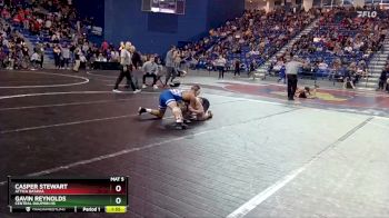 150 lbs Champ. Round 1 - Gavin Reynolds, Central Dauphin HS vs Casper Stewart, Attica Batavia