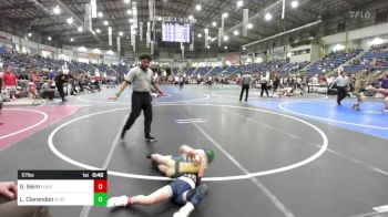 57 lbs 5th Place - Greysen Seim, Douglas WC vs Logan Clarendon, Black Fox Wr Acd