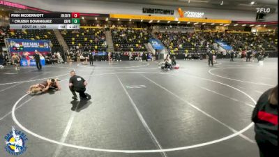 120 lbs Champ. Round 1 - Finn McDermott, Joliet (Catholic Academy) vs Cruzer Dominguez, Creighton Preparatory School